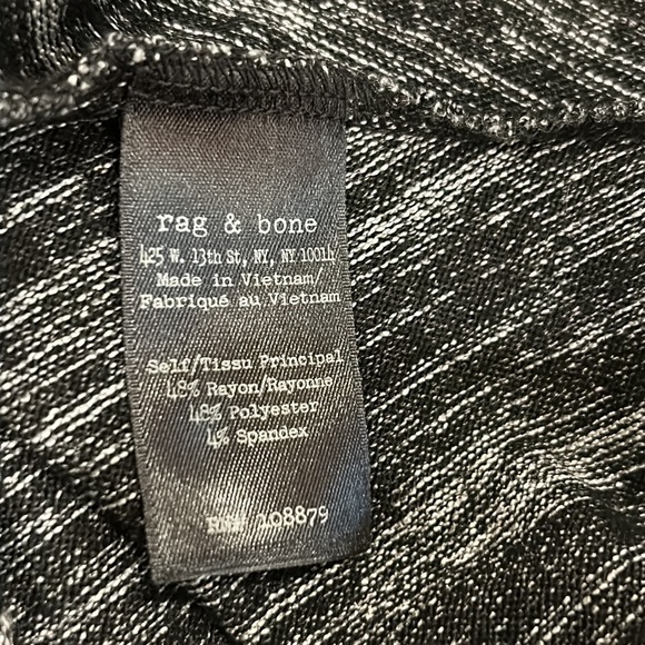 Rag & Bone Black Heather Twist Dress.  Small. New with tags. - Picture 9 of 14